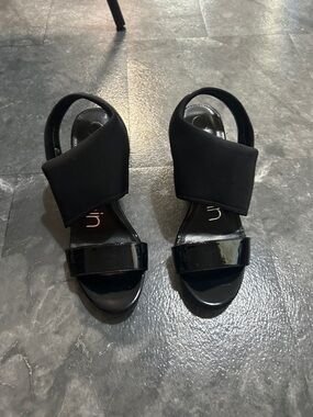 Calvin Klein Black Women's Wedge Heels